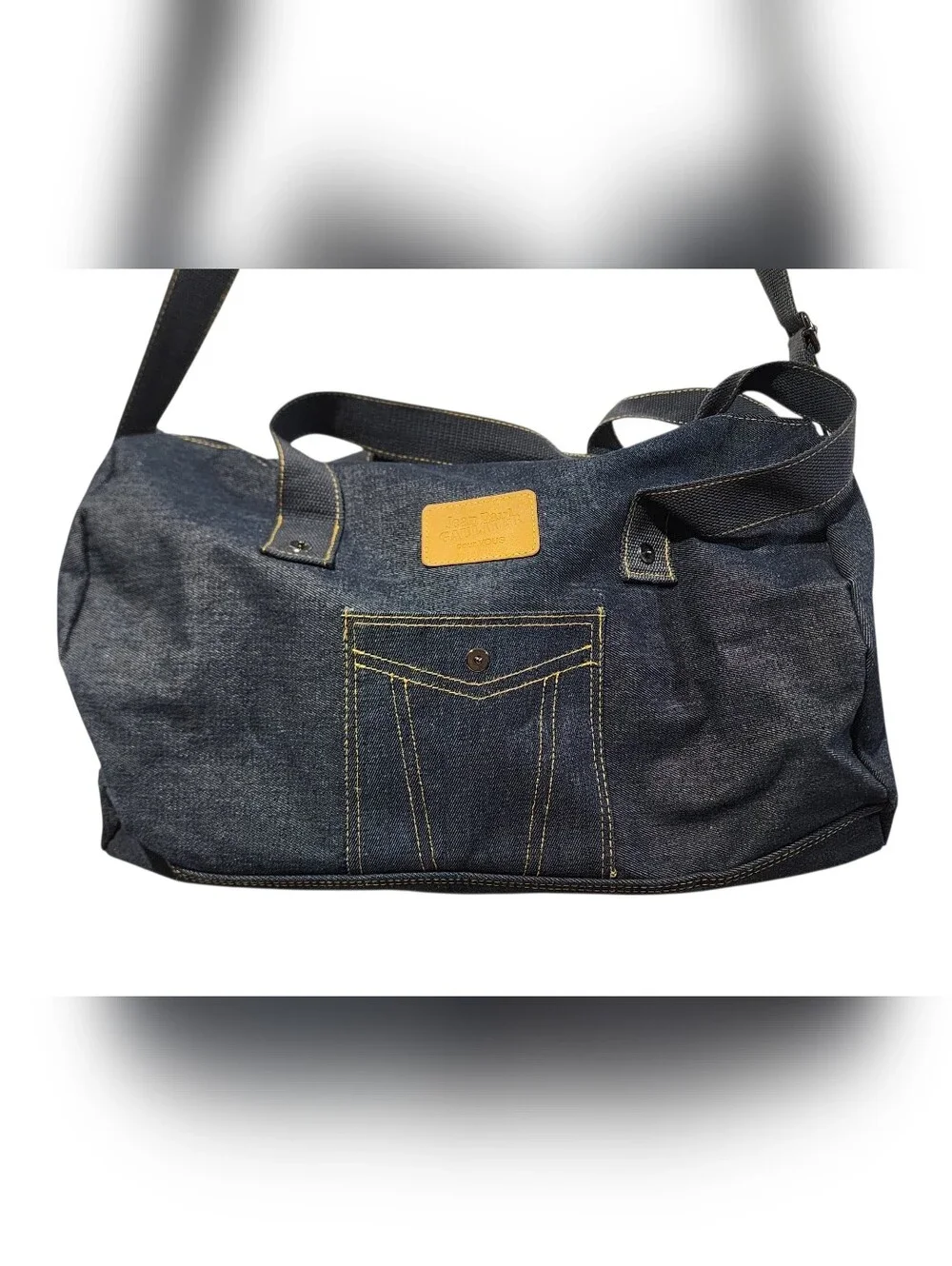 Jean Paul Gaultier Pour Vous Duffle Bag Denim